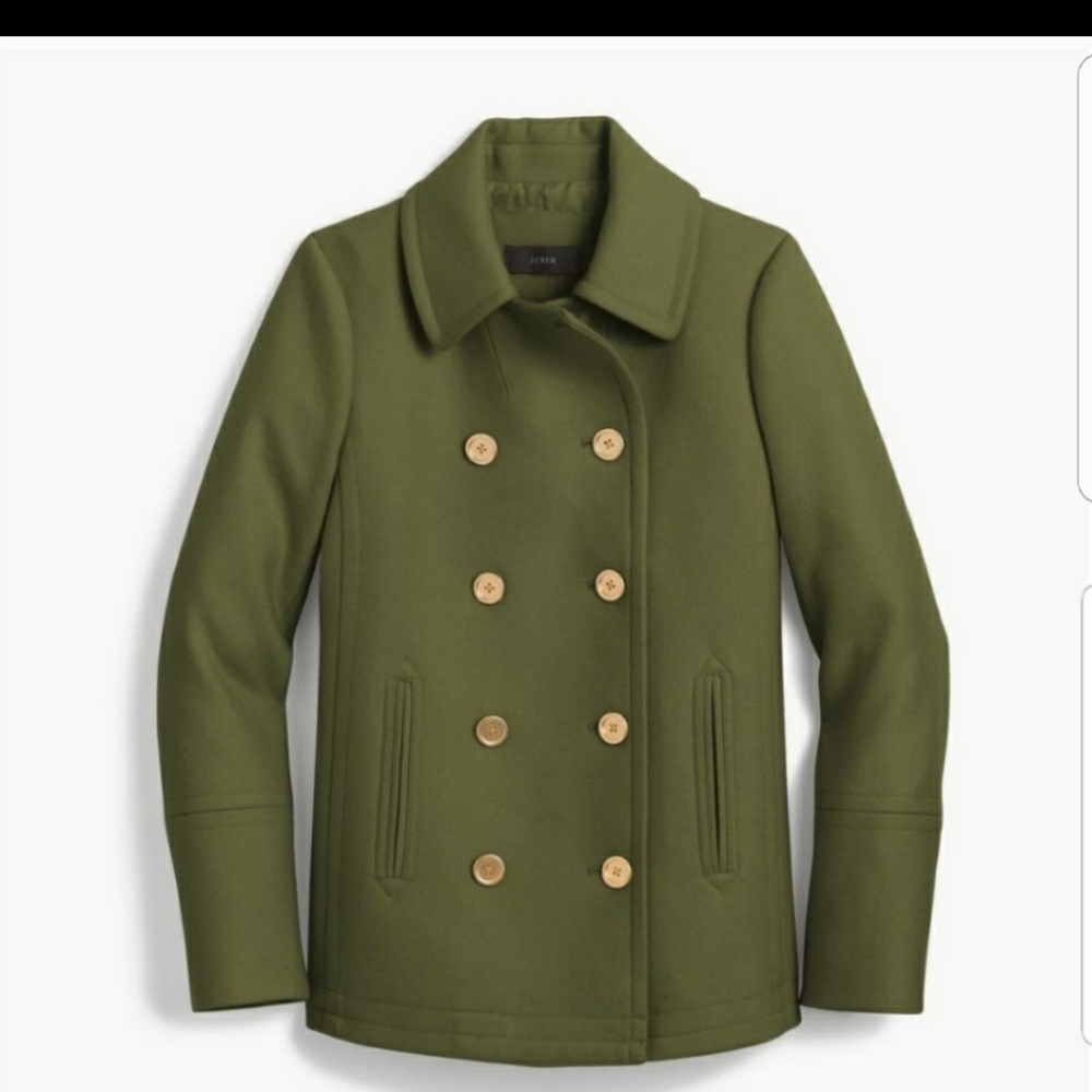 Jcrew Nello Gori Green peacoat